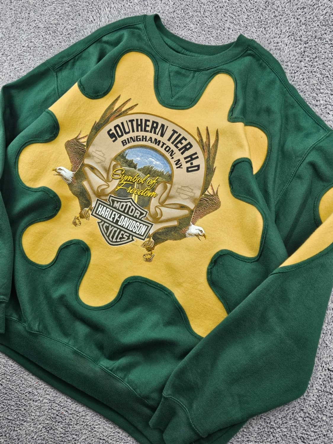 할리데이비슨X밀텍스 아플리케 커스텀 맨투맨 스웻셔츠 (3XL)/11541 상품이미지6