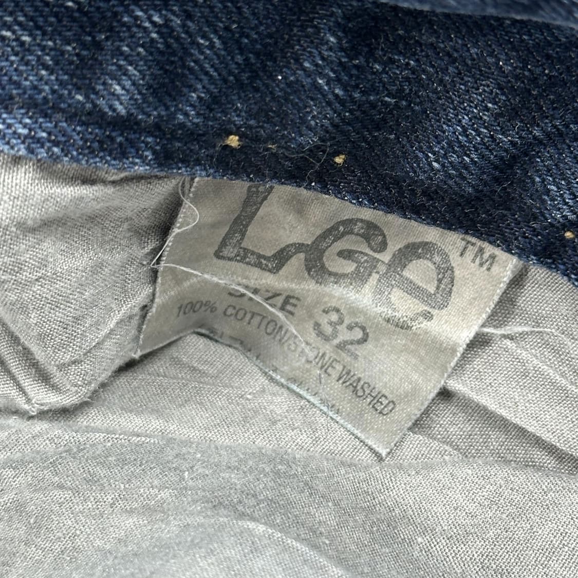 VTG 빈티지 워싱 스트레이트 데님팬츠 (32인치) 상품이미지6