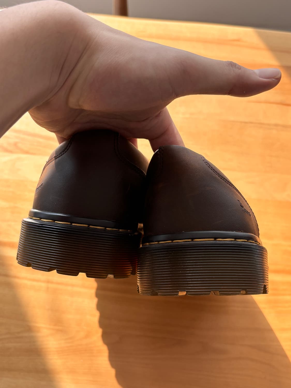 Vintage Dr.Martens KENT 브라운 레더 더비 UK9 상품이미지7