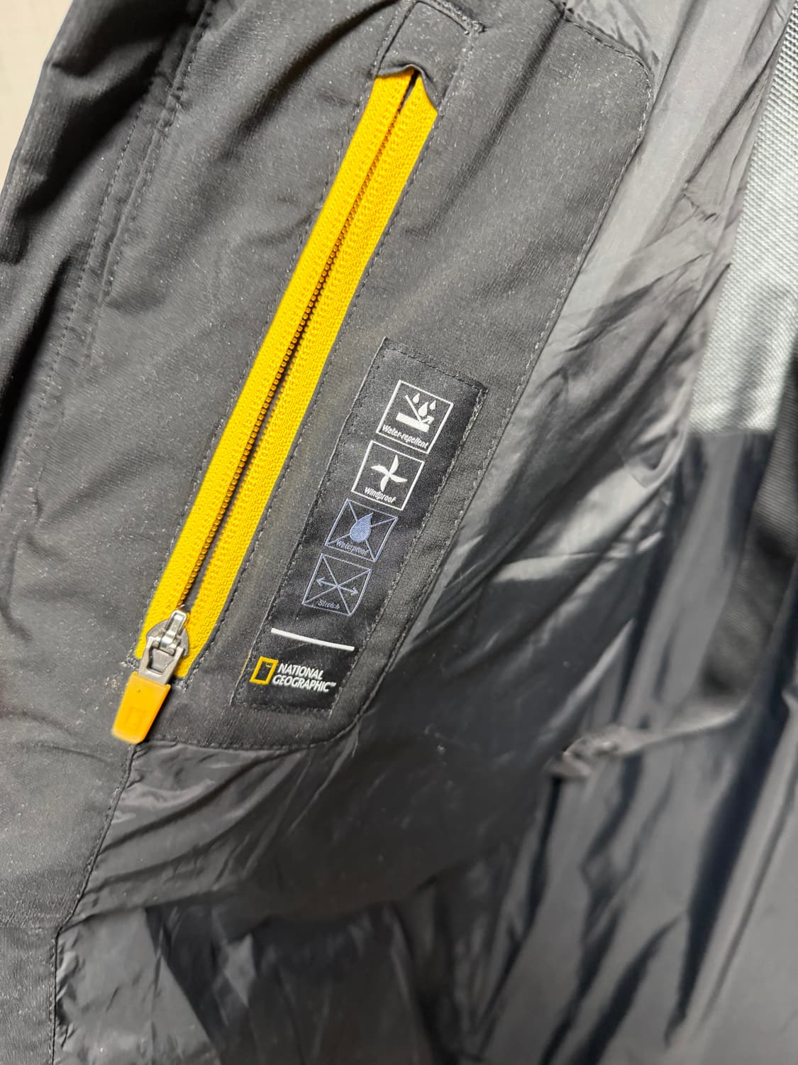 신형 내셔널지오그래픽 블랙 구스다운  롱 패딩  싸이즈 105 상품이미지7