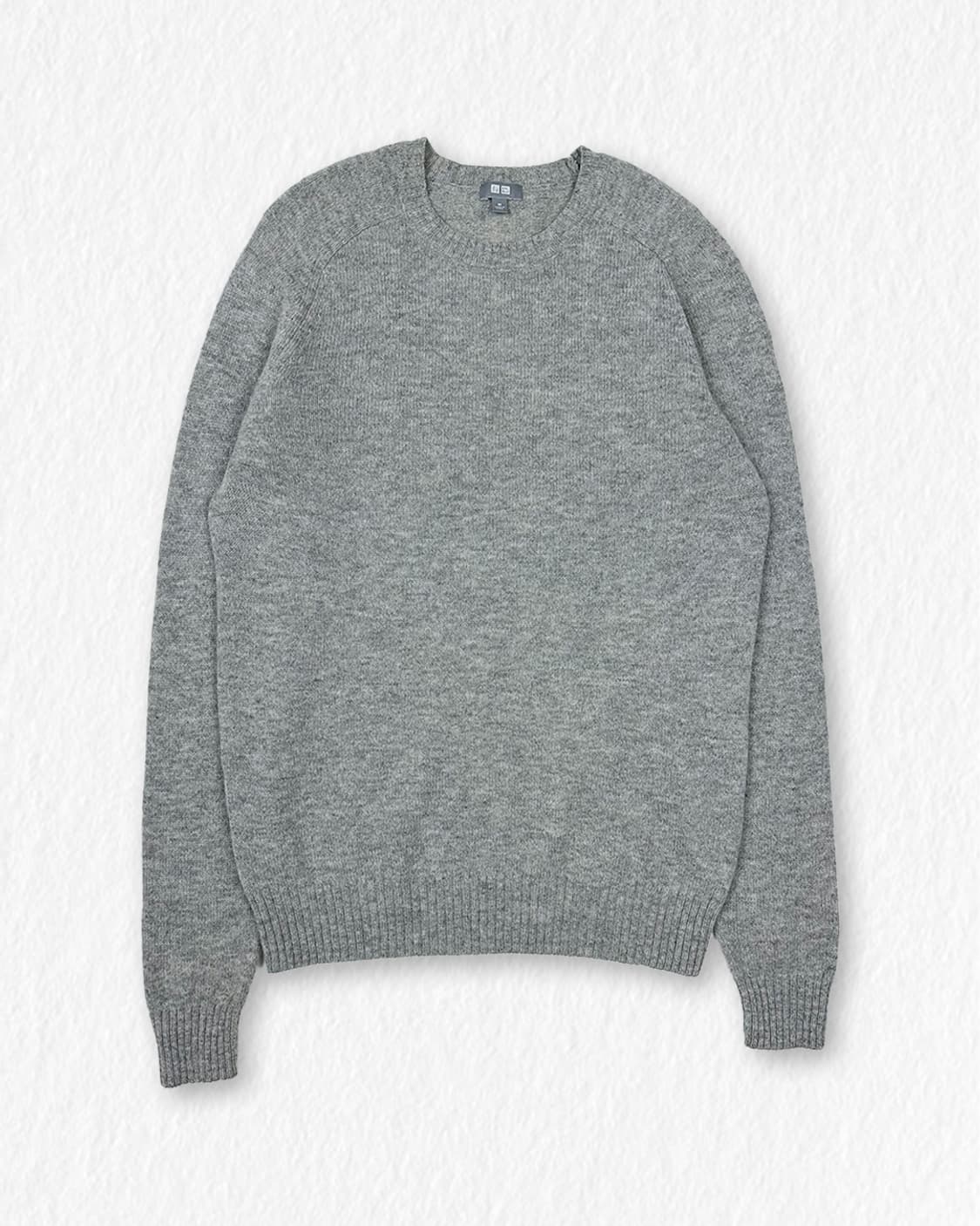 유니클로 울100% 니트 그레이 상품이미지1