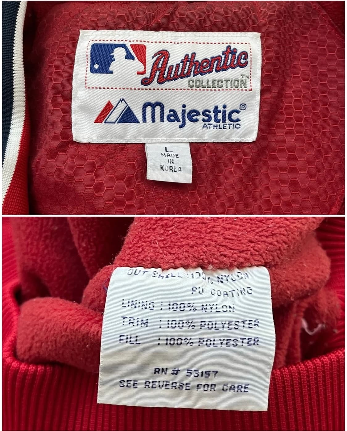마제스틱 00s 보스턴 레드삭스 점퍼 상품이미지6