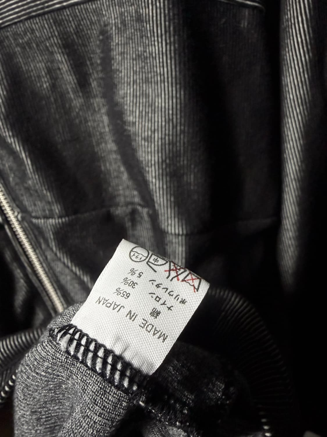 Y’s for men Workshop Ribbed Panel Zip-Up 상품이미지7