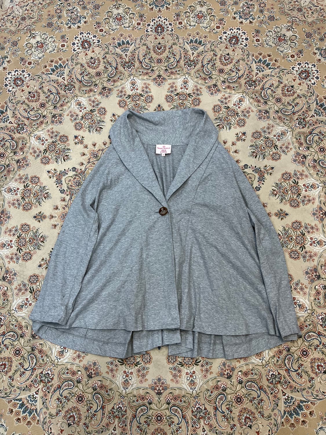 비비안웨스트우드 레드 라벨 ORB로고버튼 케이프 가디건 상품이미지1