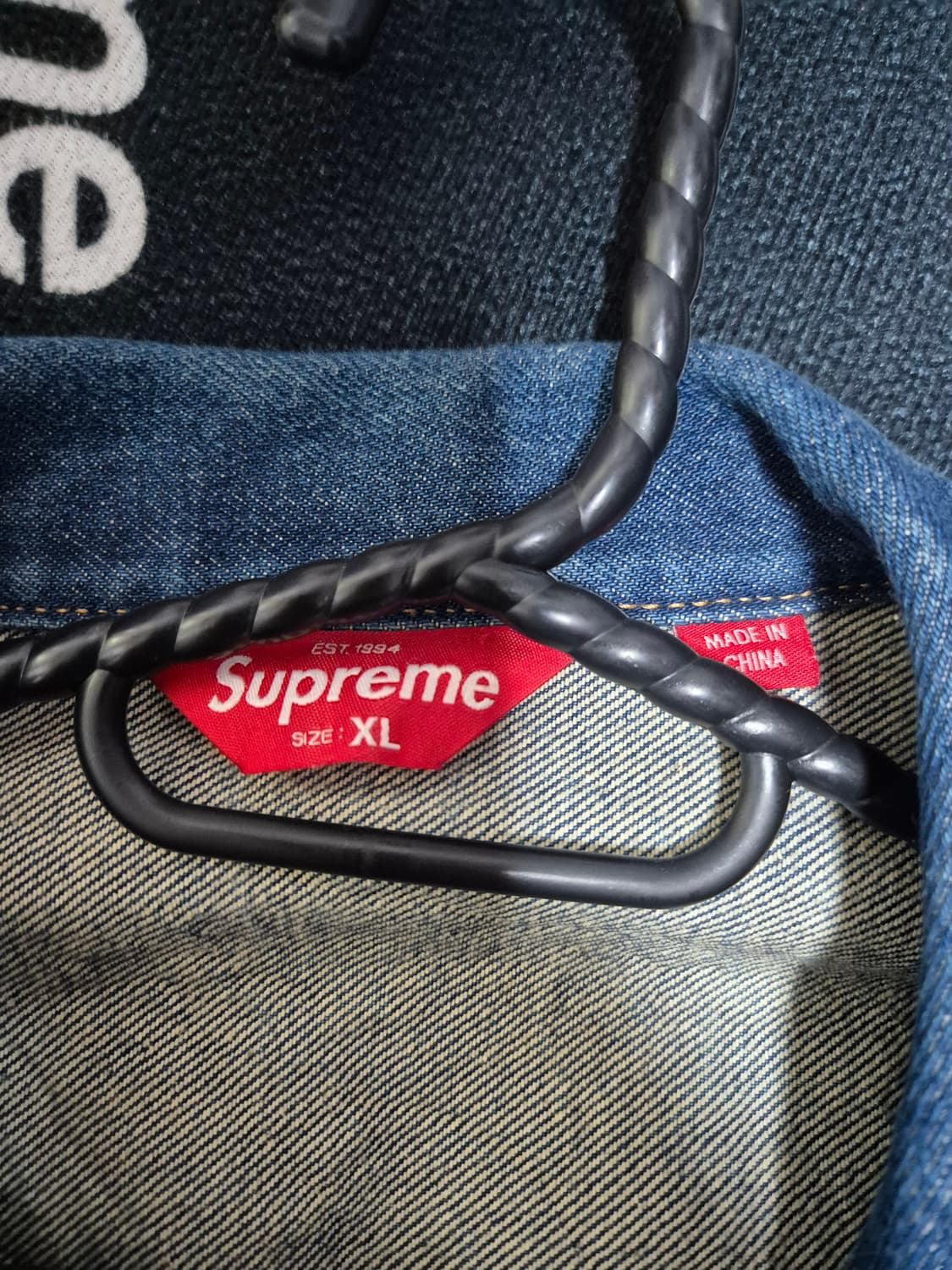 슈프림 트러커 데님자켓xl 상품이미지3