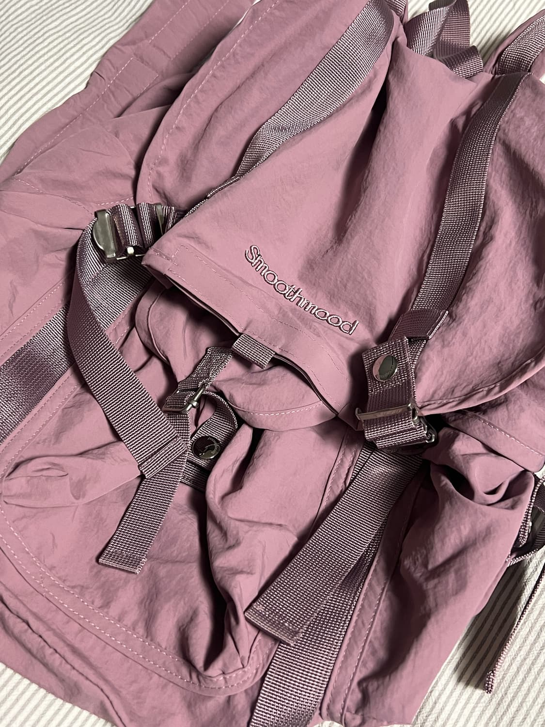 스무드무드 오프 듀티 백팩 핑크 상품이미지4