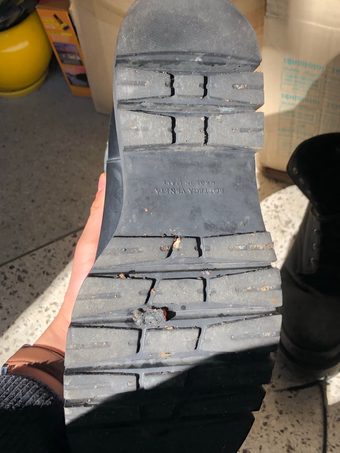 265 보테가 러그 부츠  상품이미지6