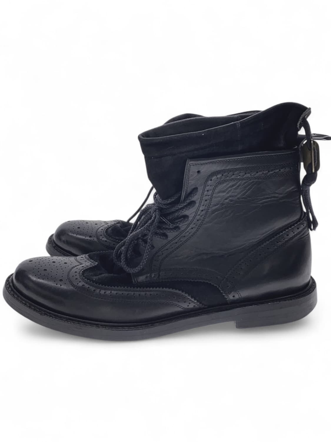 미하라 야스히로 레이어드 가죽 부츠 상품이미지2