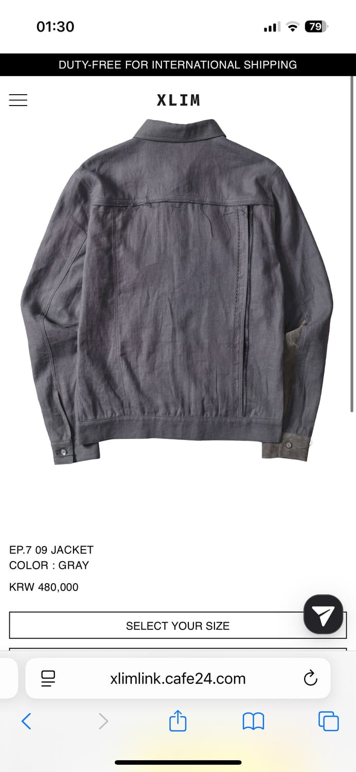 [XL] xlim ep.7 09 jacket 상품이미지2