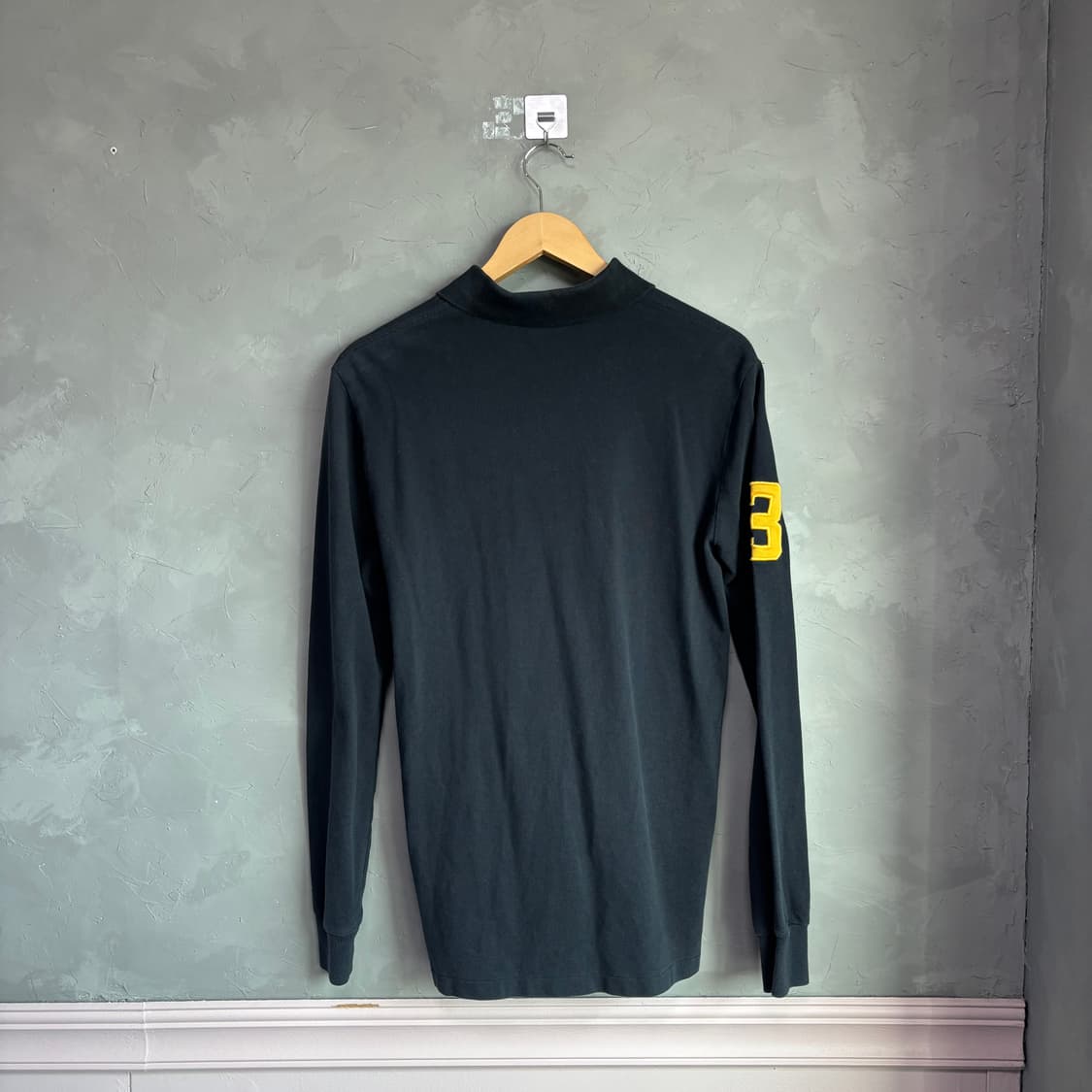 폴로 랄프로렌 빅포니 카라티 롱슬리브 블랙 상품이미지4