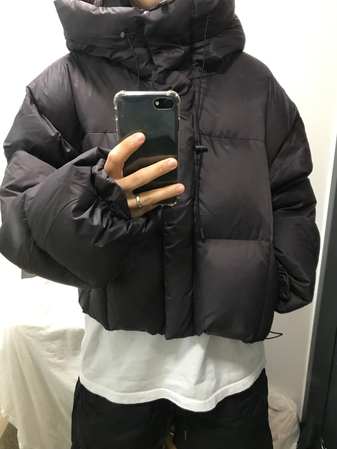 빈티지 덕다운 후드 패딩 상품이미지2