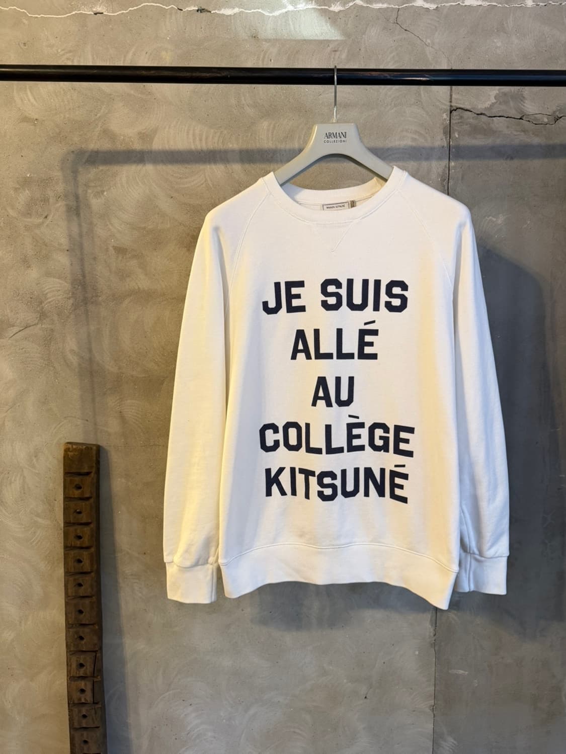 메종키츠네 레터링 맨투맨 100 상품이미지10