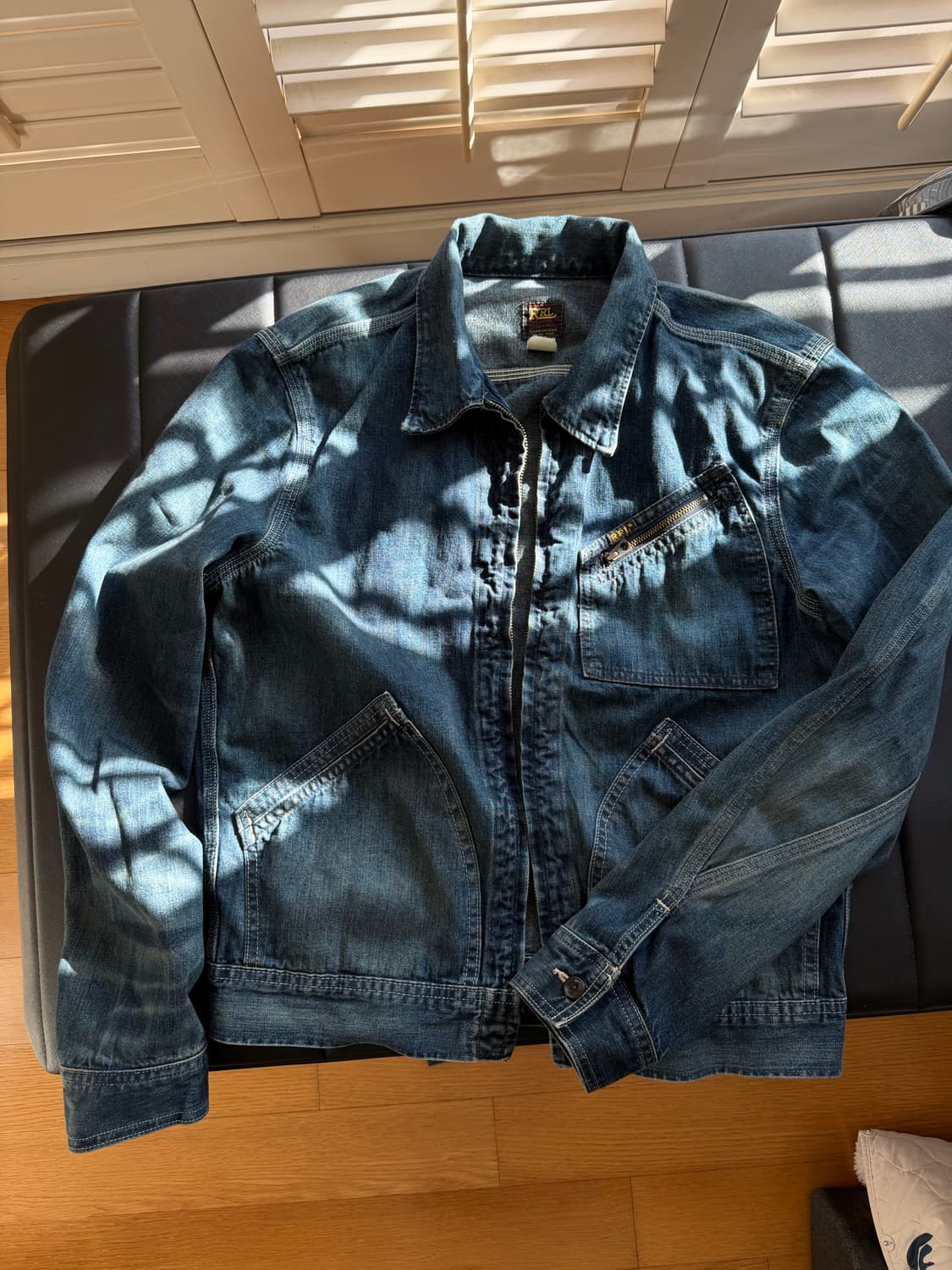 RRL 더블알엘 레이튼 인디고 데님 자켓 S 상품이미지1