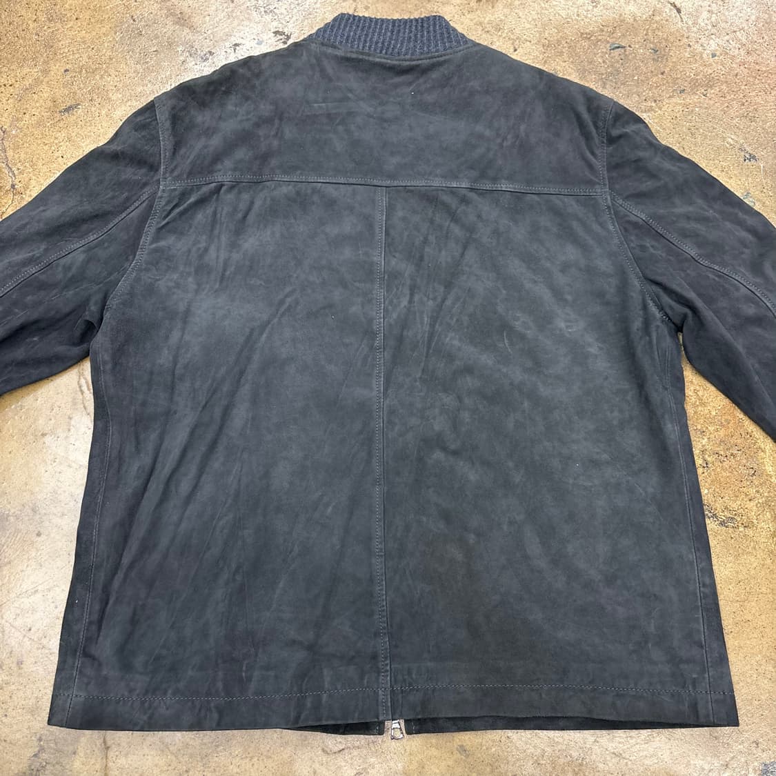 [정품] 오피신 제네랄 스웨이드 봄버 자켓 b16 상품이미지4