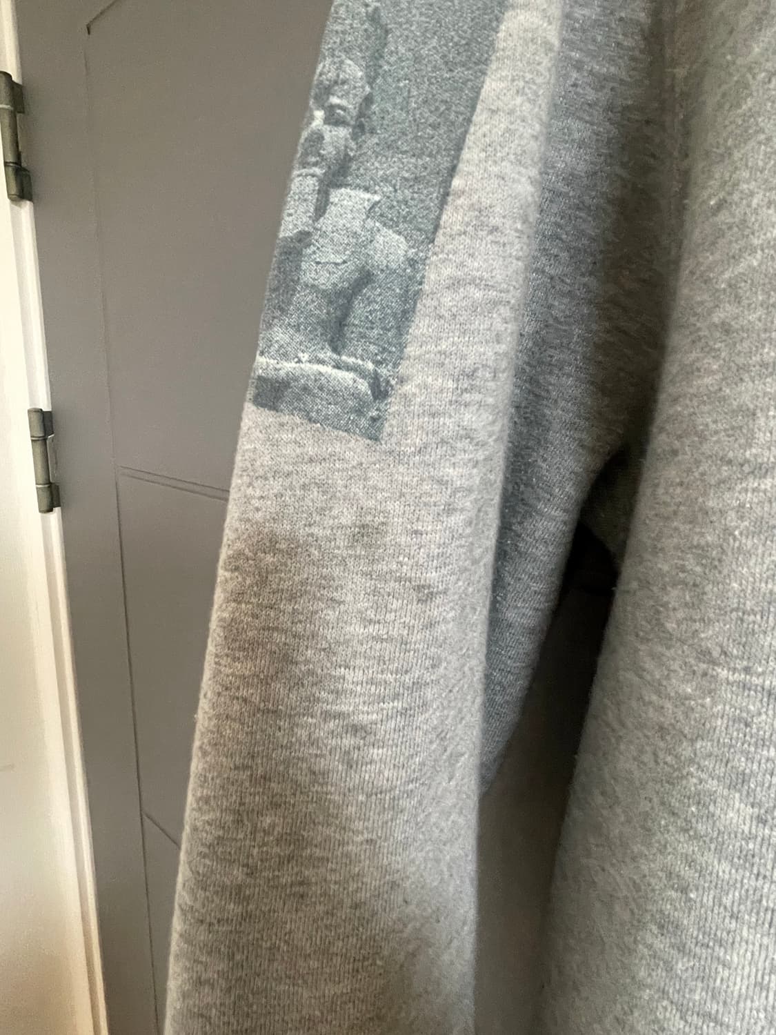 스투시 이집트 후드 후디 그레이 핑크 상품이미지5