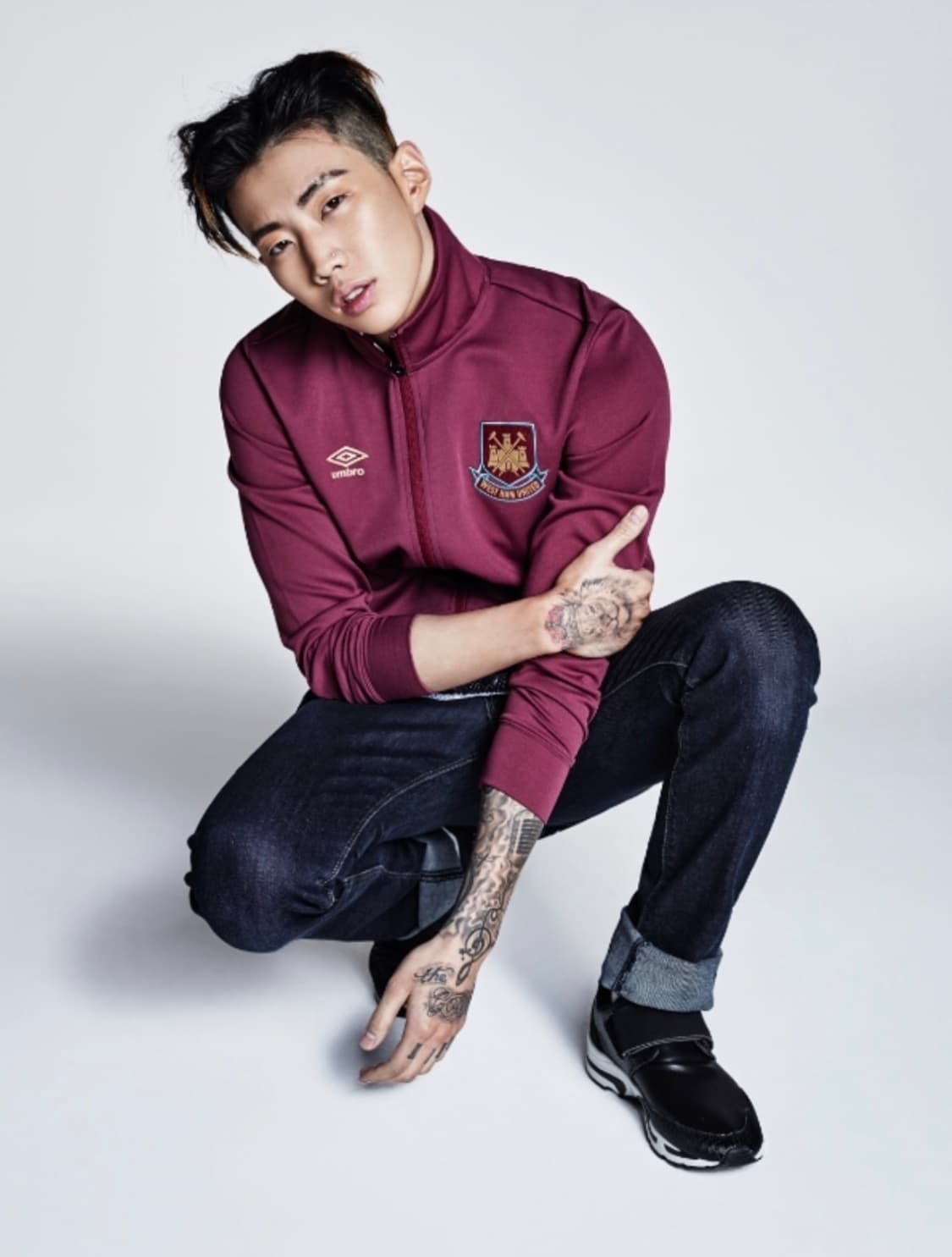 박재범 엄브로 웨스트햄 버건디 져지 상품이미지1