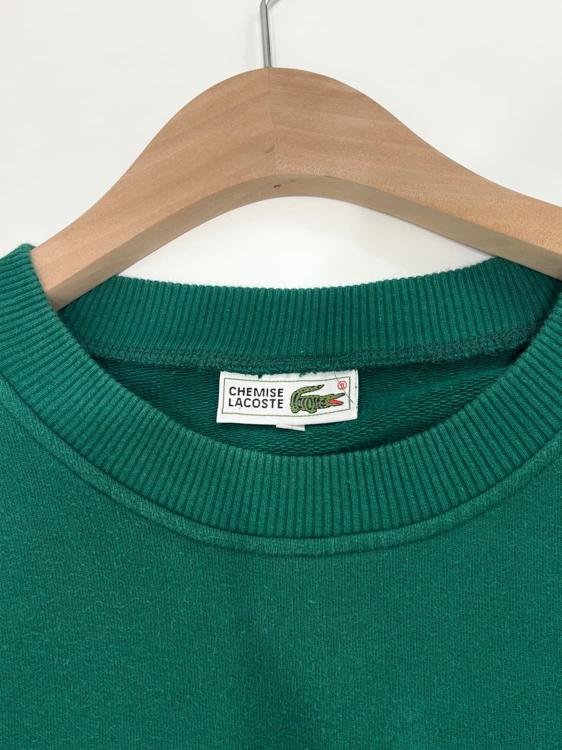 Lacoste 슈미즈 라코스테 그린 로고 맨투맨  상품이미지6