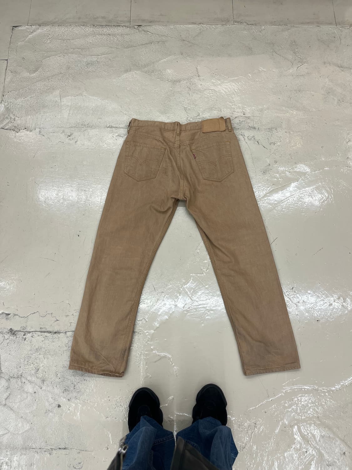 Levi's 501 베이지 컬러 데님팬츠 상품이미지3