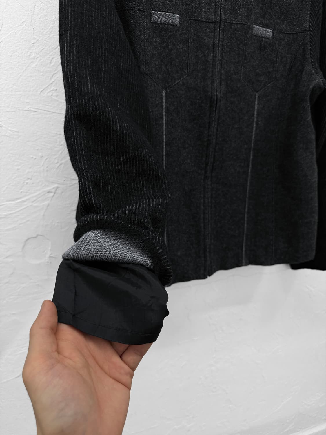 nona 울 집업 자켓 상품이미지5