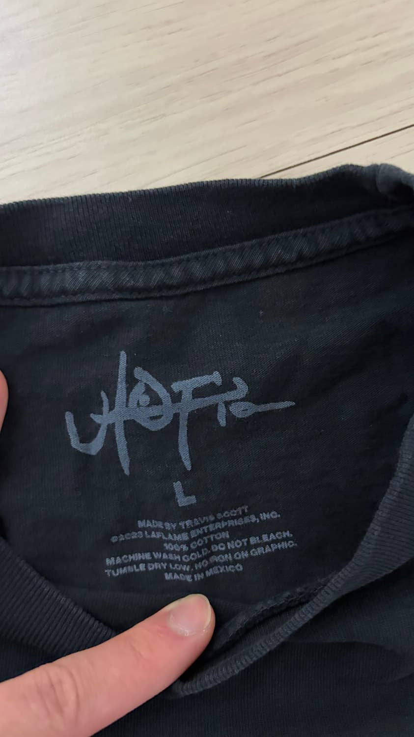 택포) 트래비스 스캇 유토피아 머천 티셔츠 L 상품이미지3