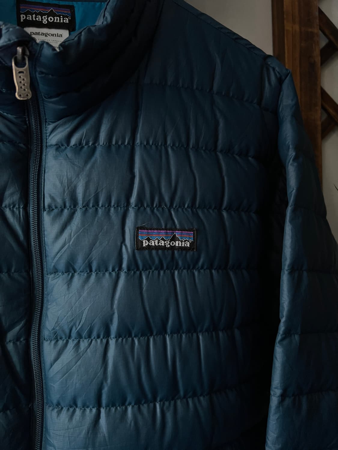 [L]00's 파타고니아 다운스웨터 빈티지블루 상품이미지3