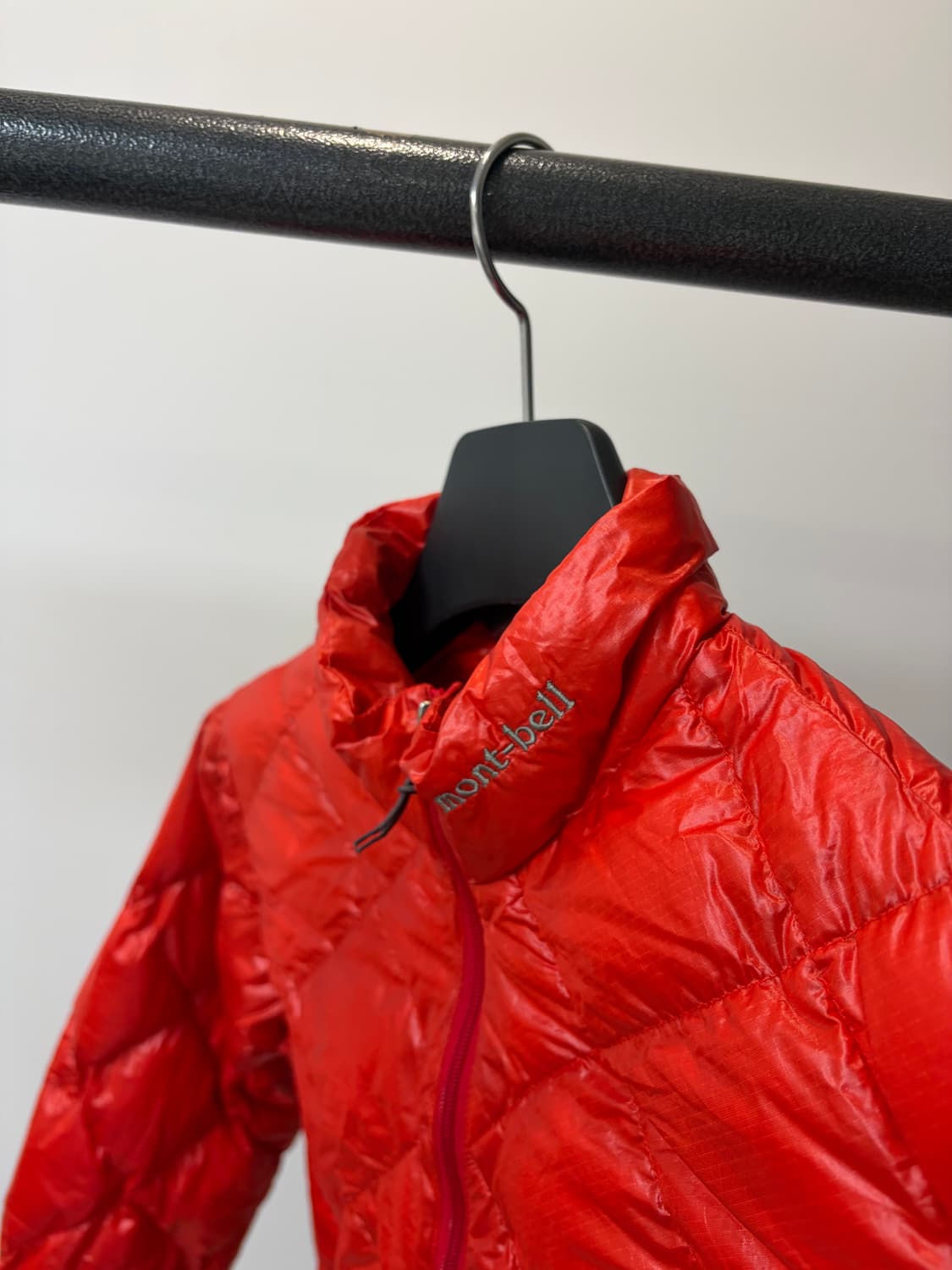 (L) mont bell 몽벨 재팬라인 오렌지 경량 패딩 상품이미지2