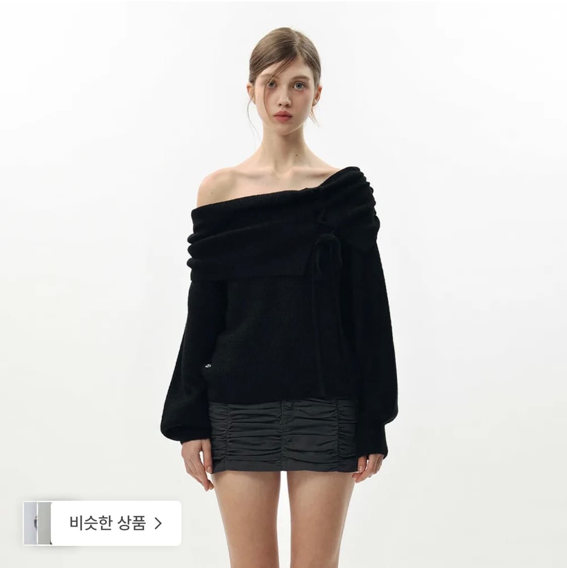 페인오어플레져 오프숄더 니트 상품이미지1