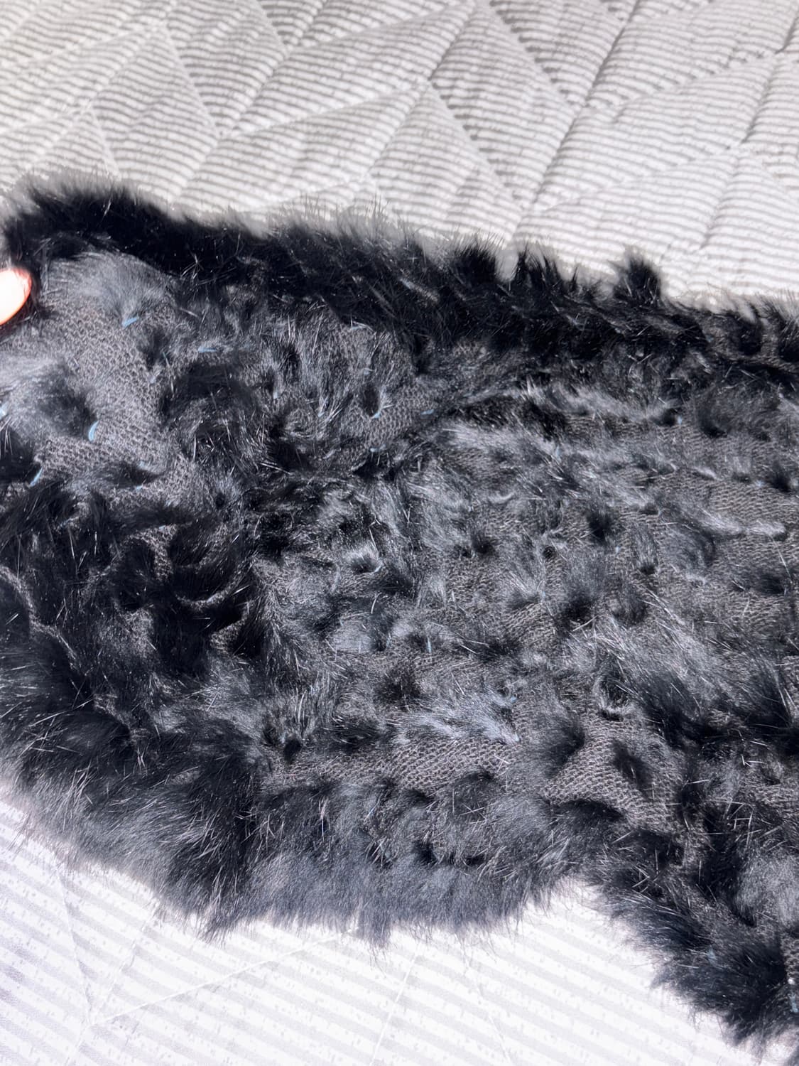 Black fur bolero cardigan 상품이미지6