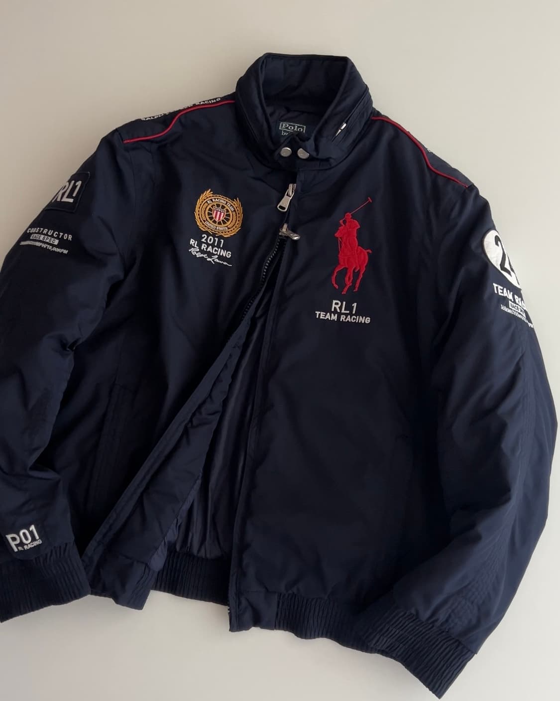 폴로 랄프로렌 레이싱 봄버 자켓 L 상품이미지2