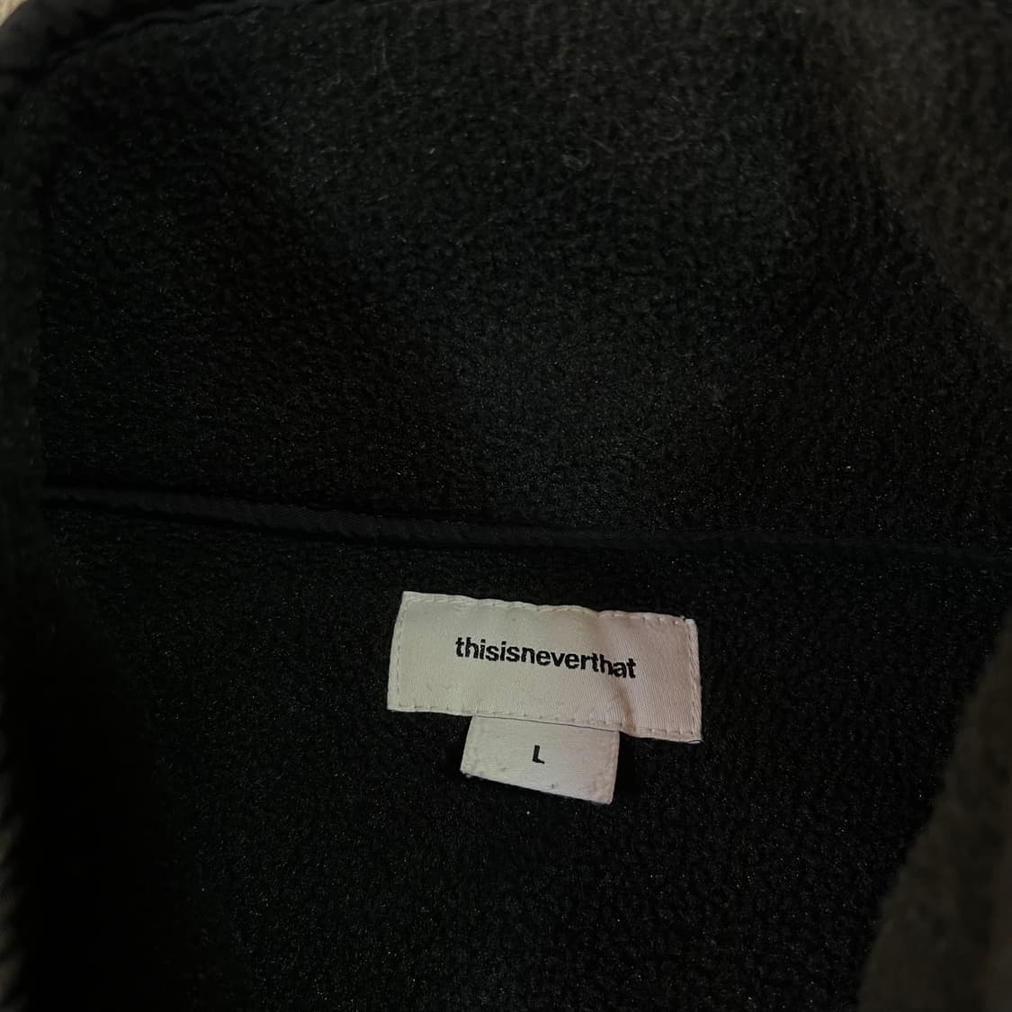 디스이즈네버댓 스냅 하프넥 플리스 풀오버 상품이미지4