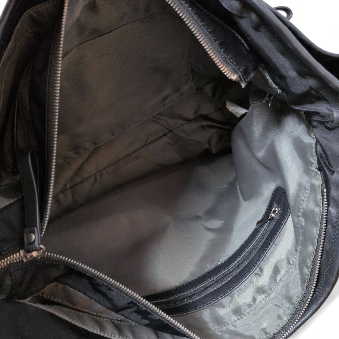 요지 야마모토 Y'SACCS 소가죽 나일론 토트백 상품이미지7