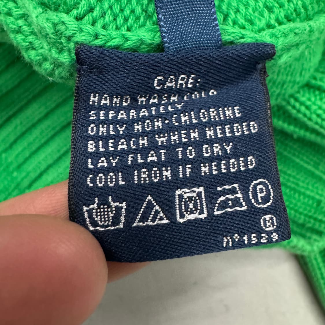 폴로 포니 니트집업 그린 상품이미지5