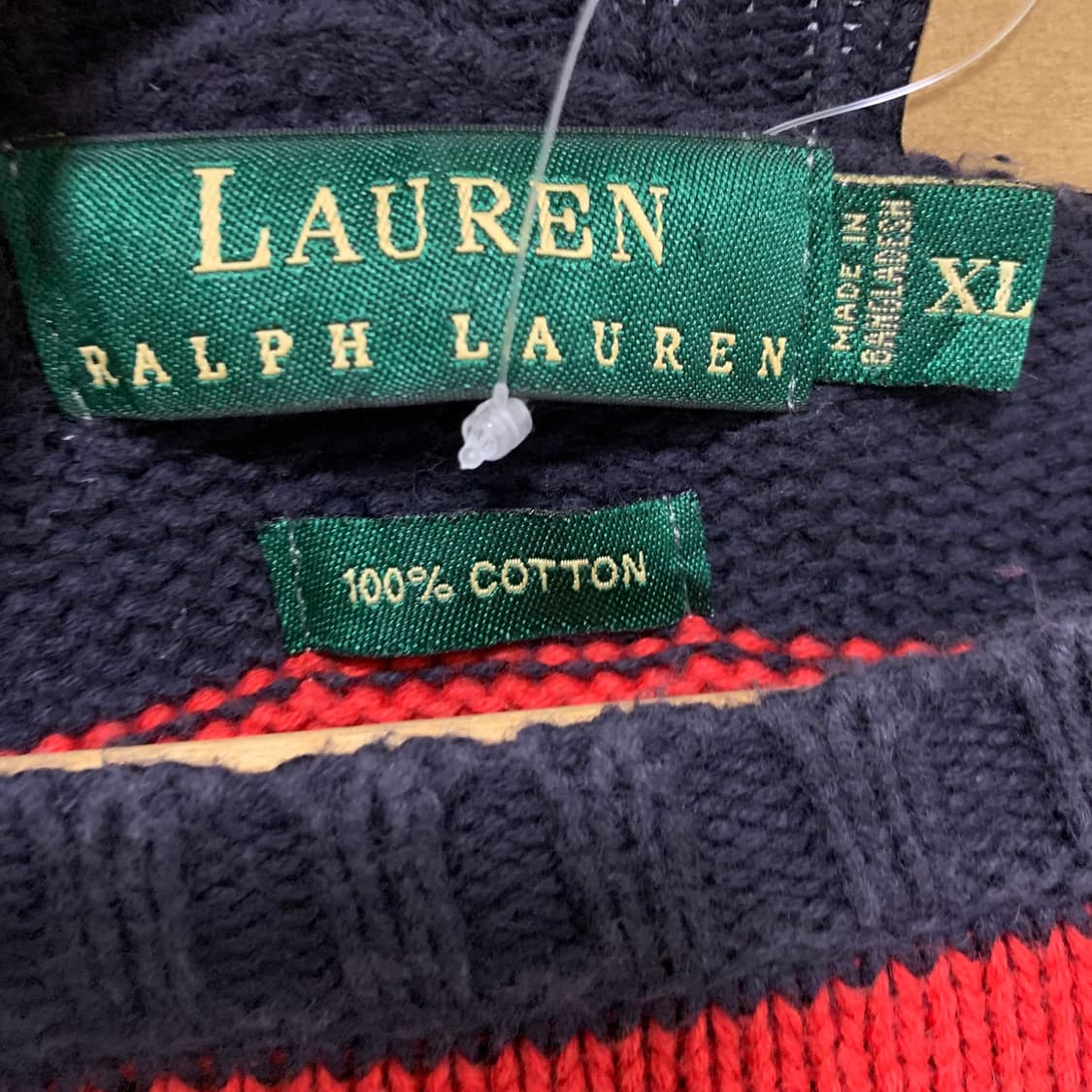 로렌랄프로렌 스트라이프 니트 빈티지 스웨터 루즈핏 XL 상품이미지6