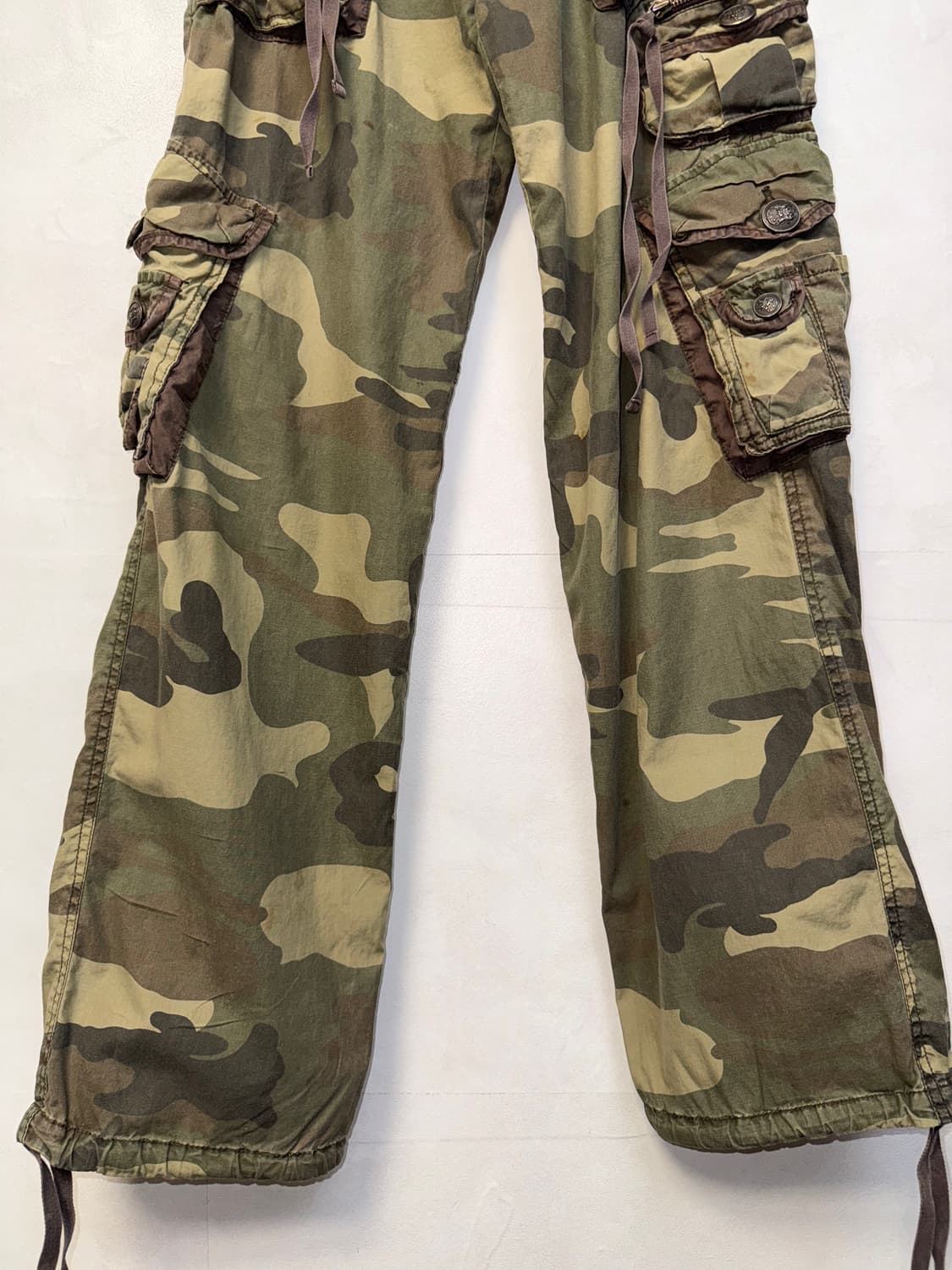 Khaki camouflage multi pocket cargo pt 상품이미지3