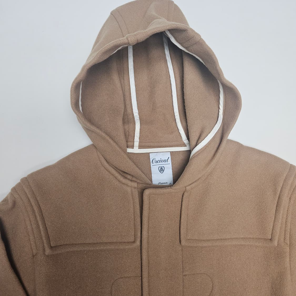 [무료배송, S급] 오르치발 울 후드 롱 코트 (사이즈 M~L) 상품이미지2