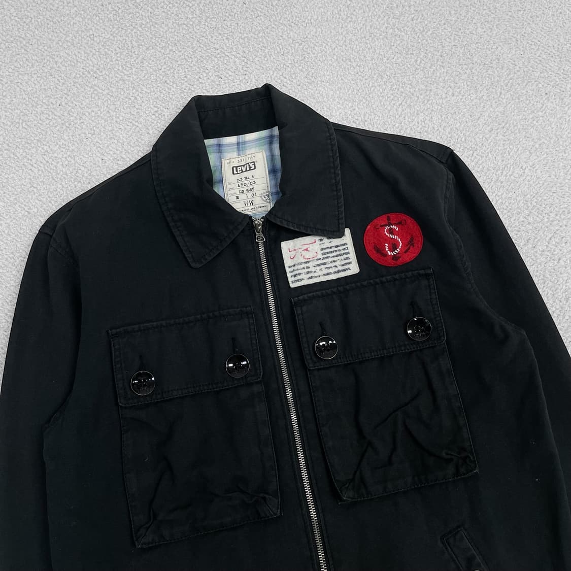 리바이스 포켓 워크 자켓 블랙 상품이미지2