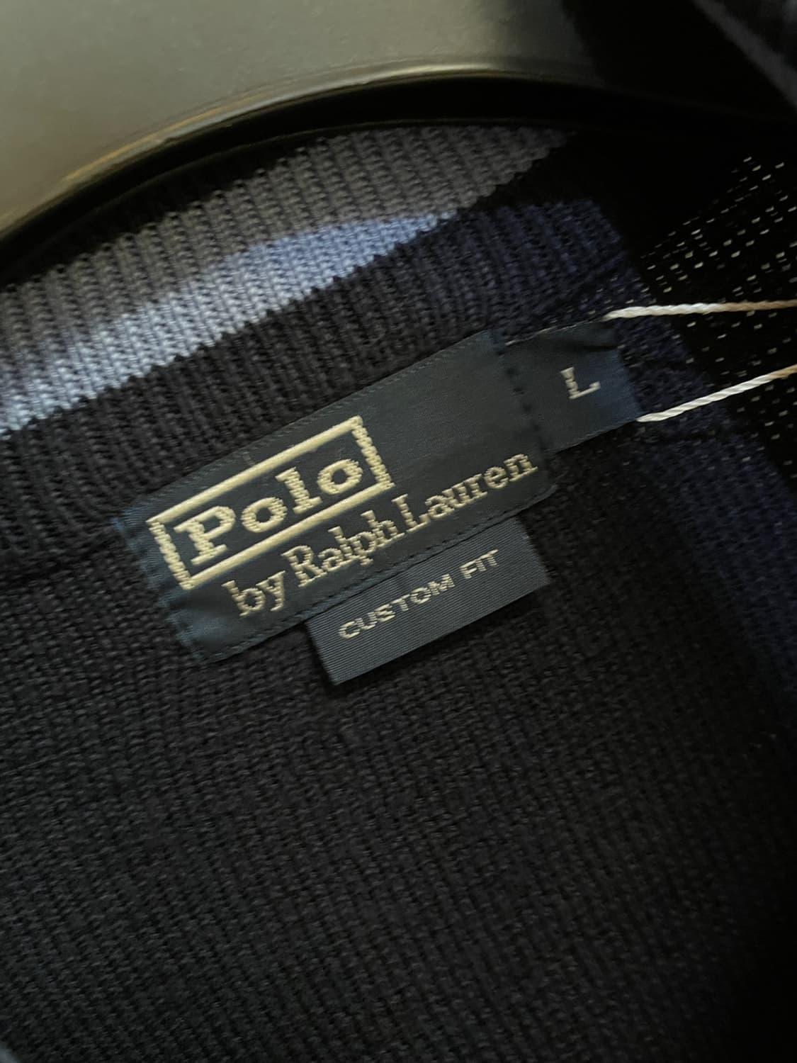 폴로 랄프로렌 네이비 니트 집업  상품이미지6