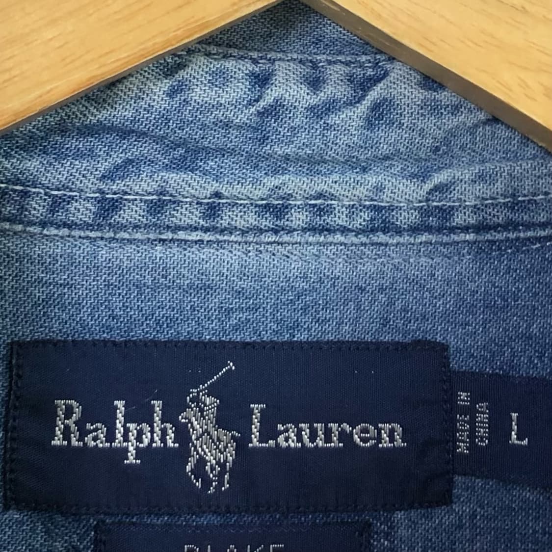 105   폴로 데님 셔츠 상품이미지3