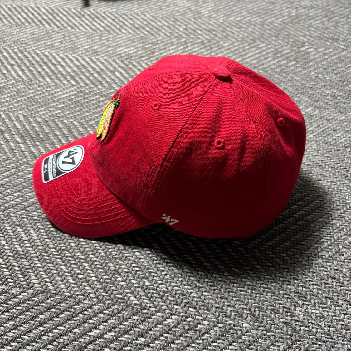 47브랜드 시카고 블랙호크스 레드 볼캡(M-L) 상품이미지3