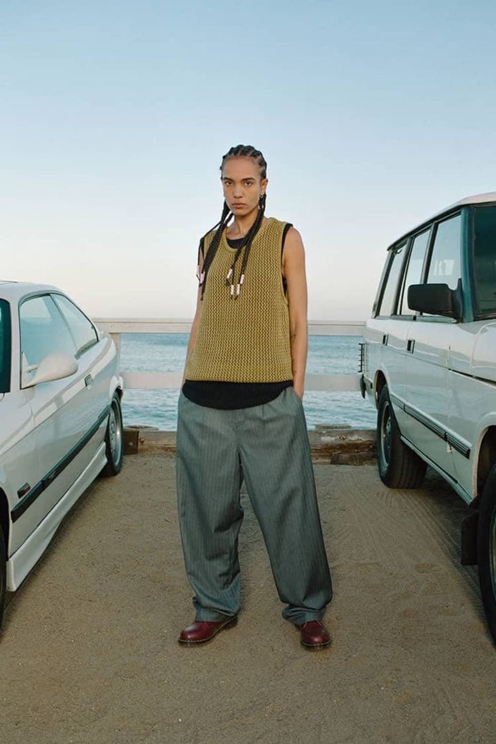 스투시 볼륨 스트라이프 팬츠 32 상품이미지1