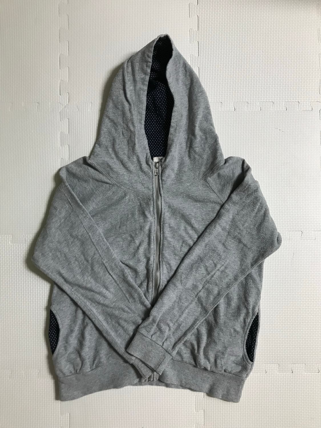 빈티지 땡땡이 후드집업 상품이미지3