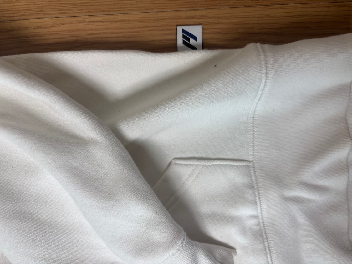 87mm 흰색 후드티 L 상품이미지4