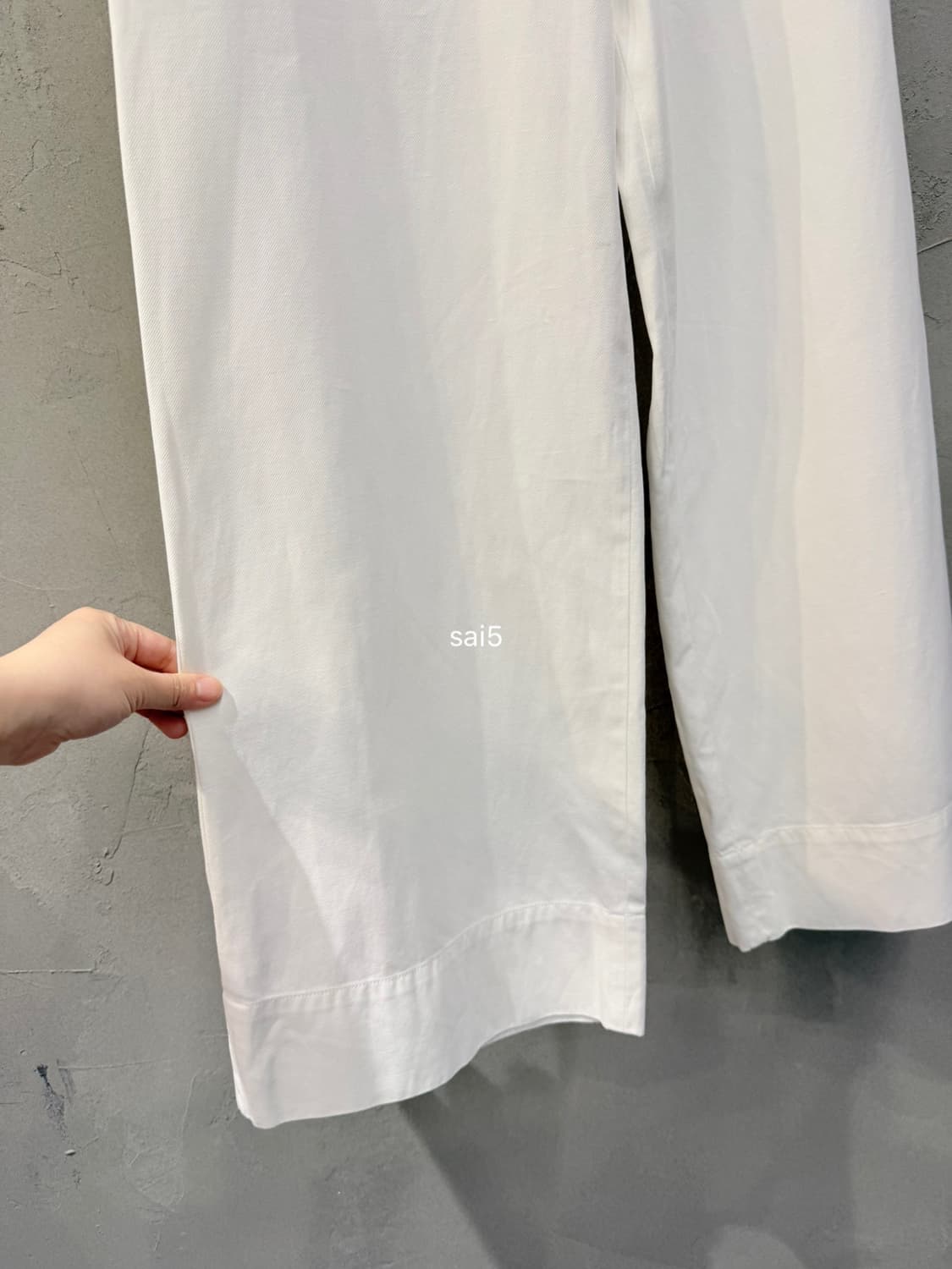 블러썸에이치컴퍼니 화이트 와이드팬츠  상품이미지3