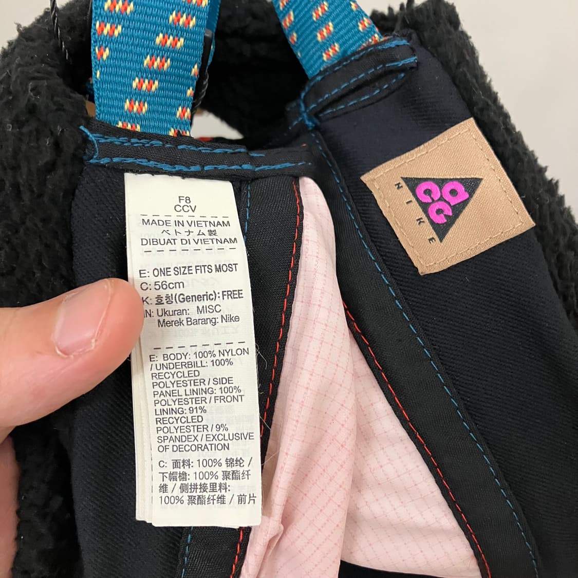 N211 나이키 acg 쉐르파캡 볼캡 모자 귀도리 군밤 상품이미지7