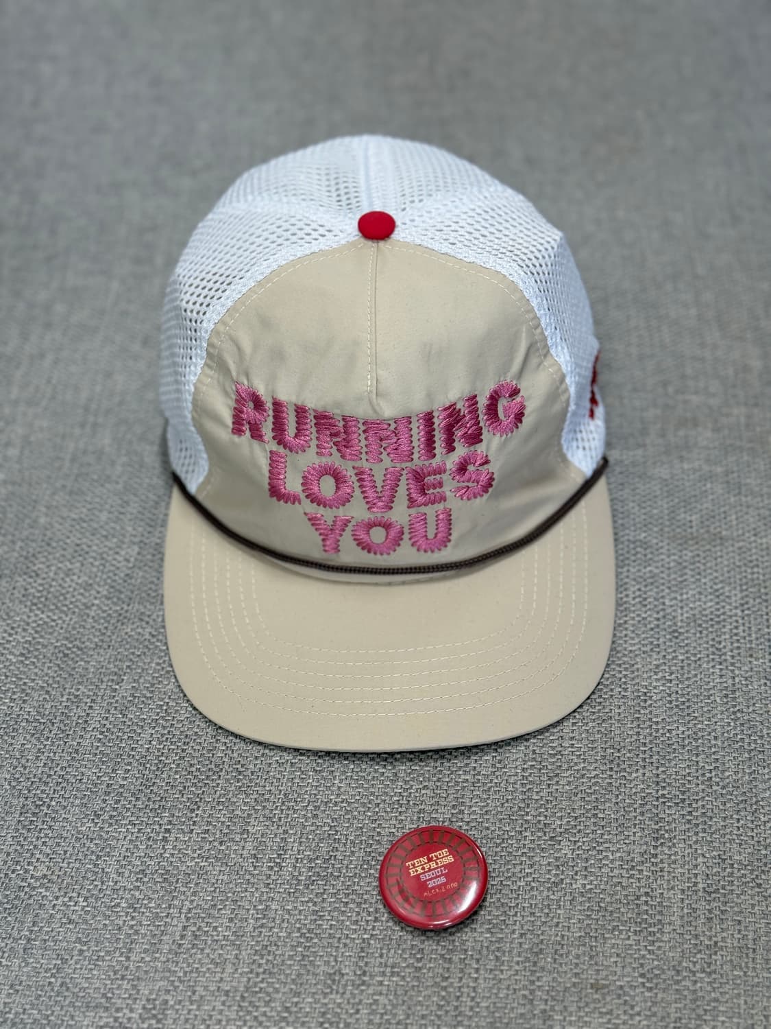 알렉스조노 running loves you 캡 (뱃지포함) 상품이미지3