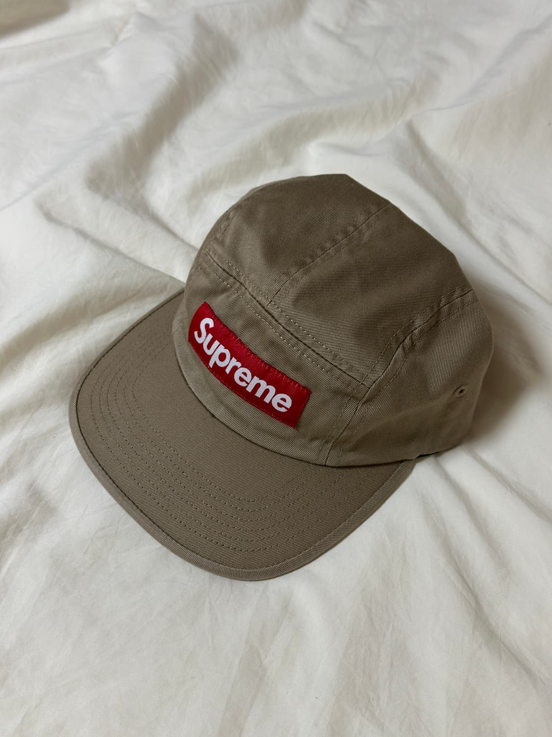 슈프림 워시드 치노 트윌 캠프캡 탄 - 25FW 판매합니다. 슈프림 모자 상품이미지1