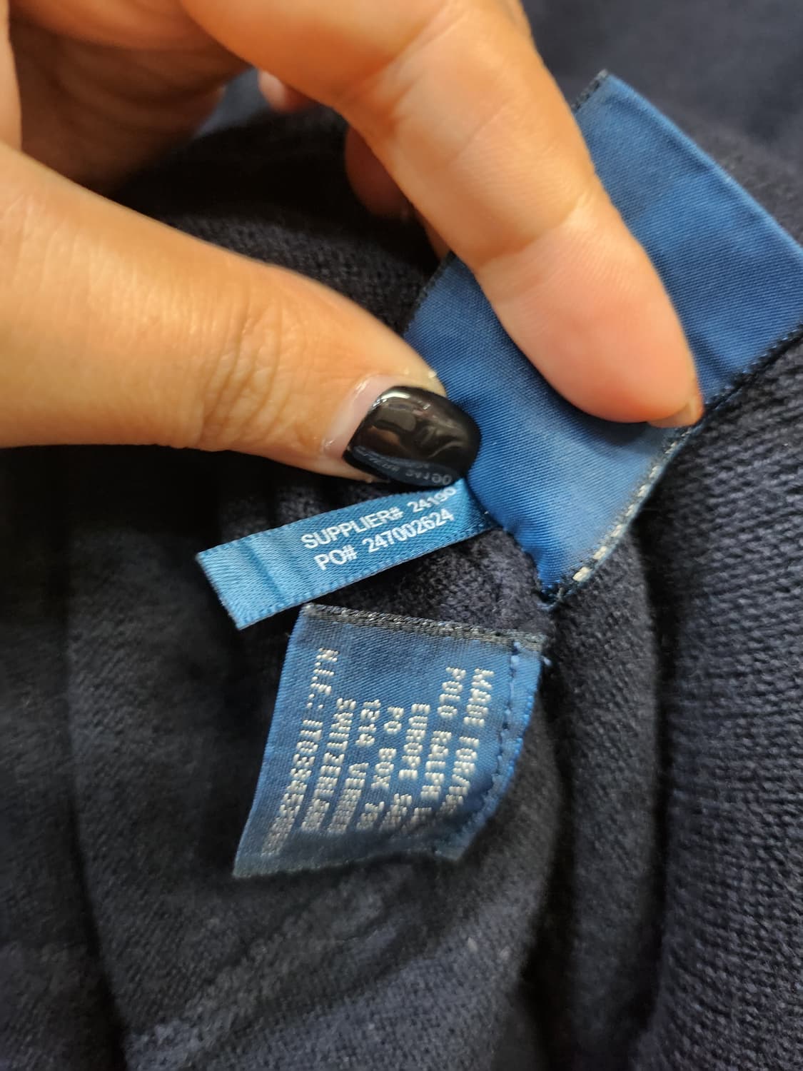 1018) 폴로 랄프로렌 자수로고 니트 원피스 상품이미지4