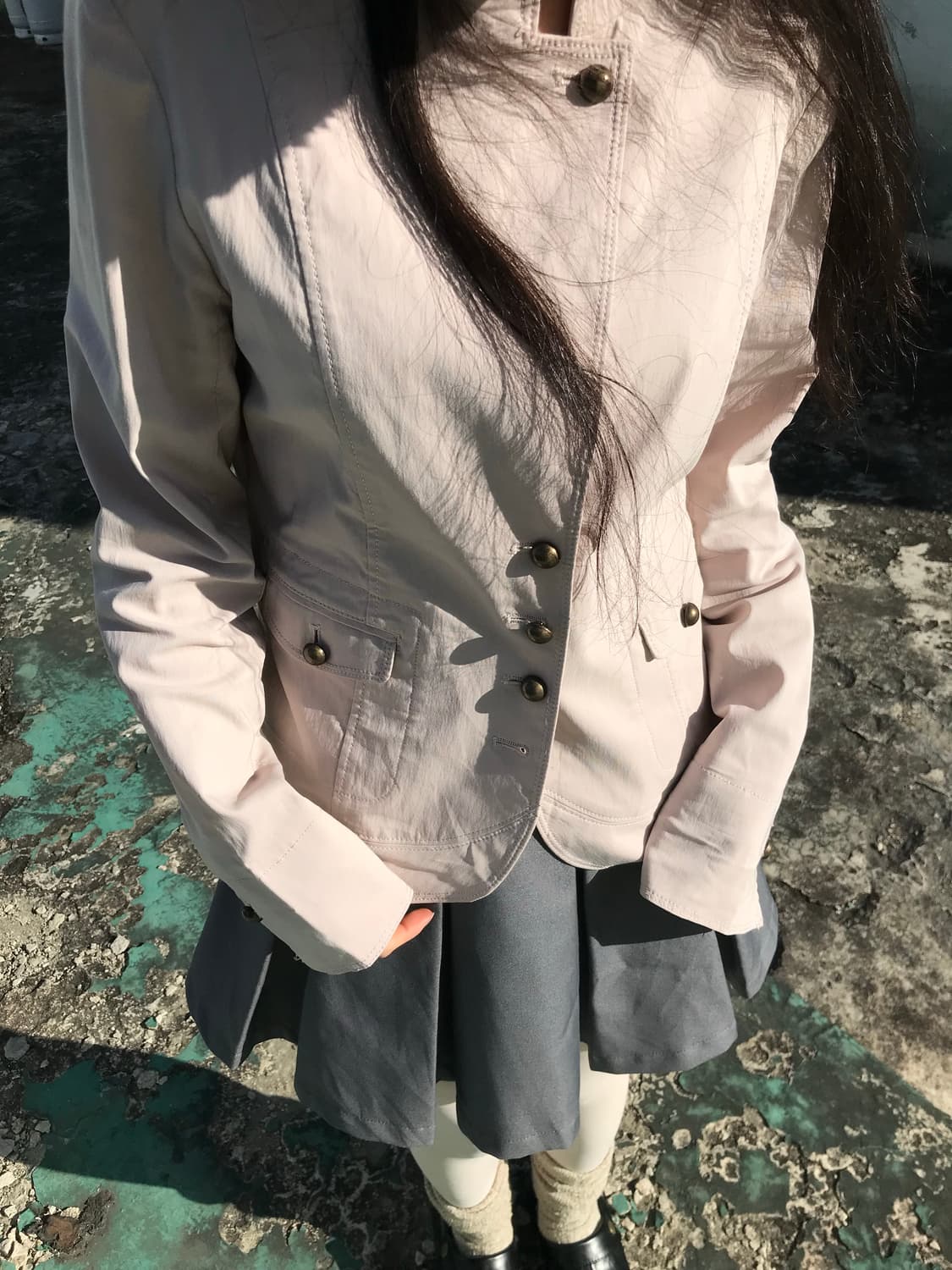 소프트 핑크 라이트 자켓 상품이미지4