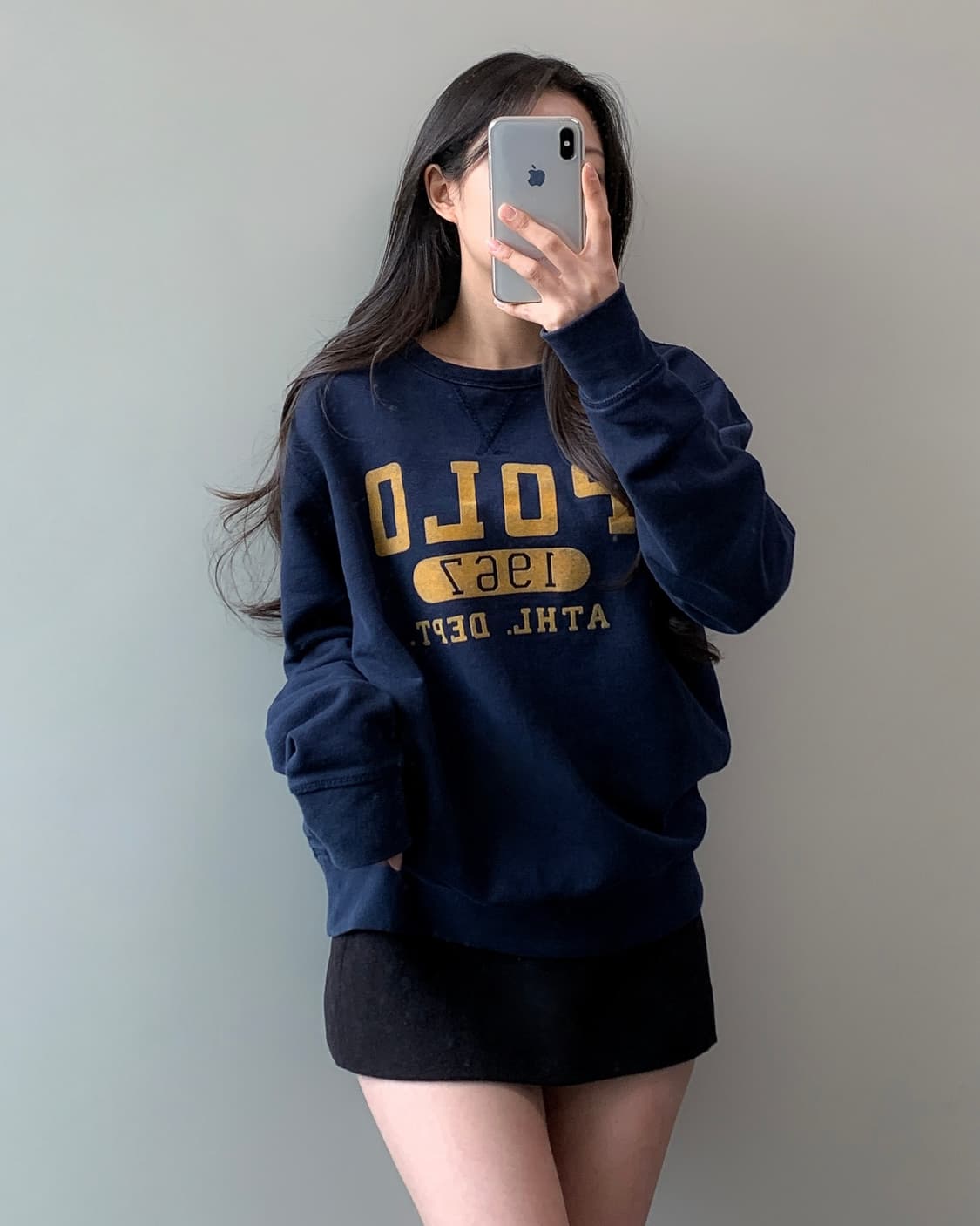 폴로 스펠아웃 맨투맨 상품이미지2