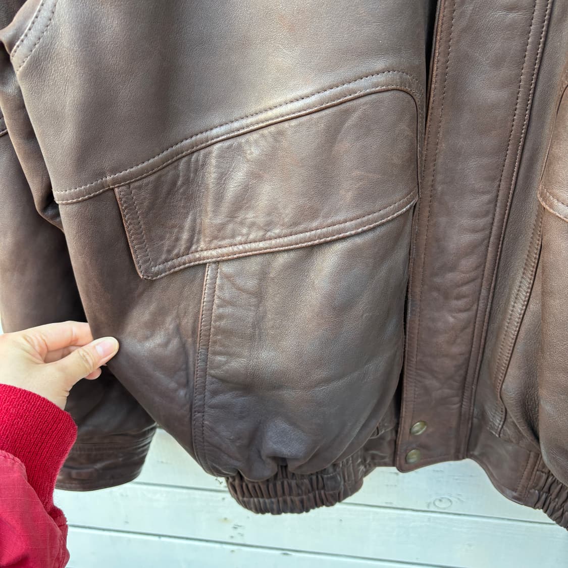 Vintage 빈티지 레더 가죽 자켓 상품이미지4